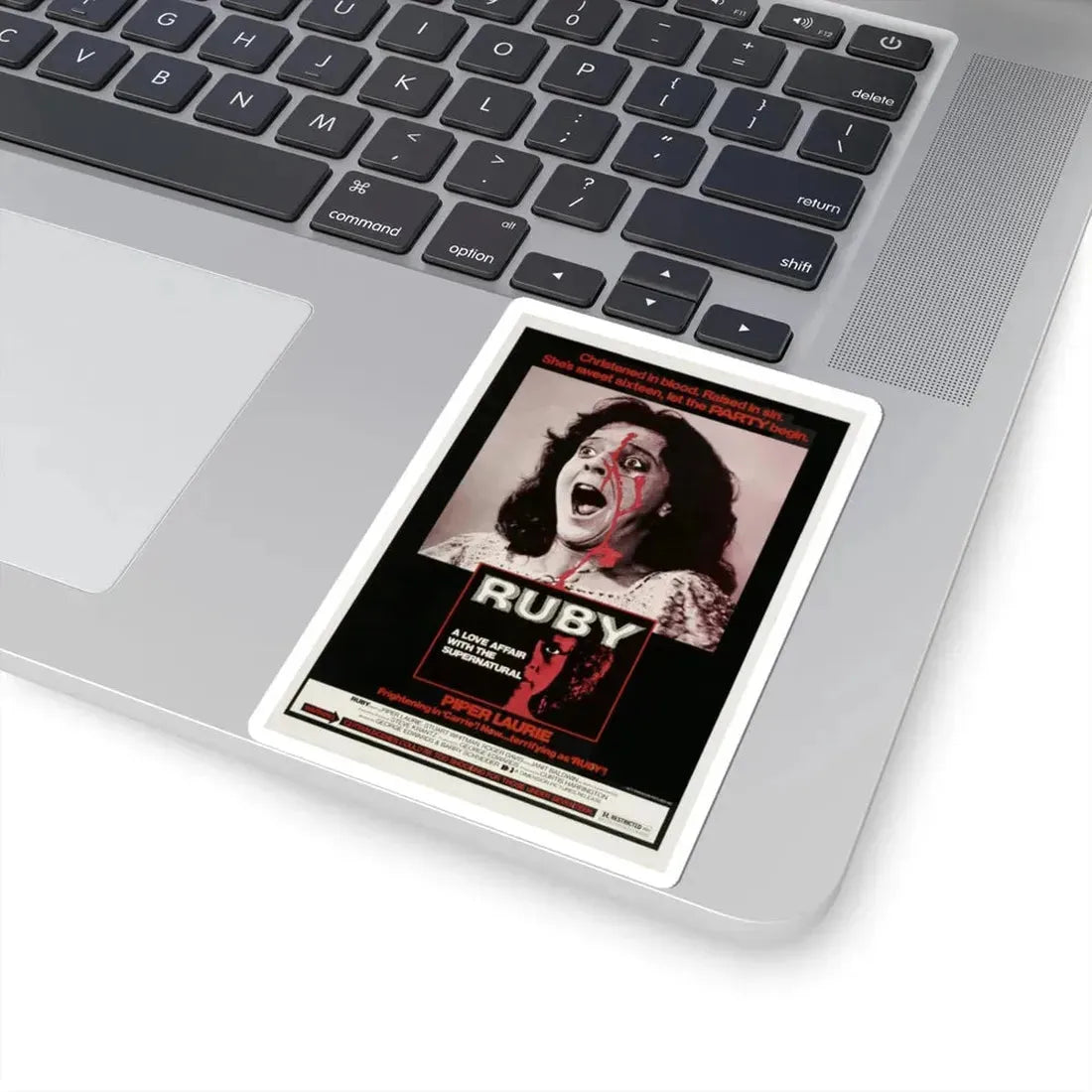 RUBY 1977 Movie Poster - STICKER Vinyl Kiss-Cut Decal - The Sticker Space