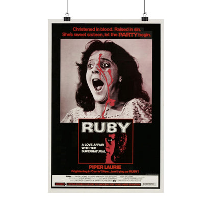 RUBY 1977 - Paper Movie Poster-12″ x 18″-The Sticker Space