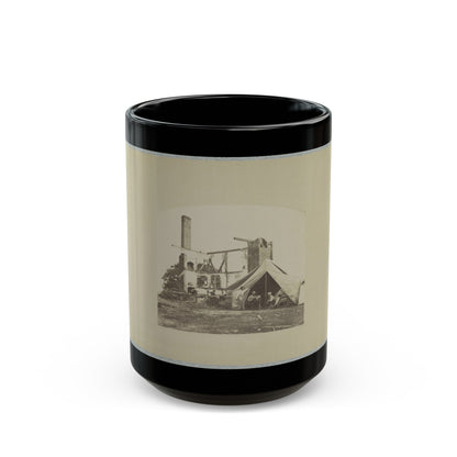 Ruins Of House, Ca. 1860 - Ca. 1865(2) (U.S. Civil War) Black Coffee Mug-15oz-The Sticker Space