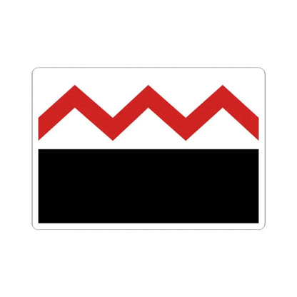 Ruiselede vlag (Belgium) STICKER Vinyl Kiss-Cut Decal 2 Inch White - The Sticker Space