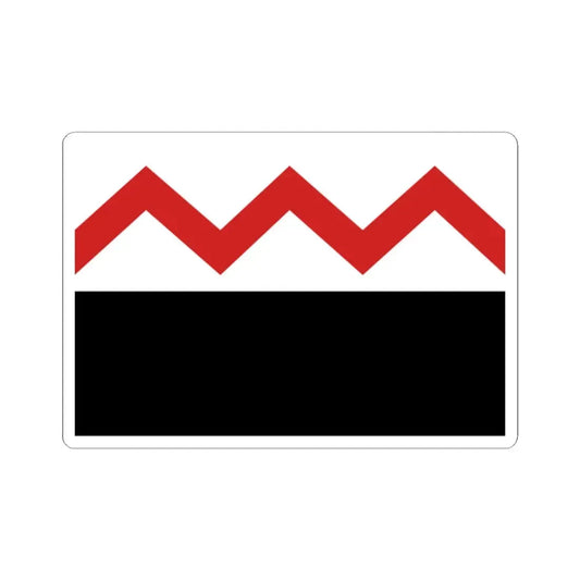 Ruiselede vlag (Belgium) STICKER Vinyl Kiss-Cut Decal 2 Inch White - The Sticker Space