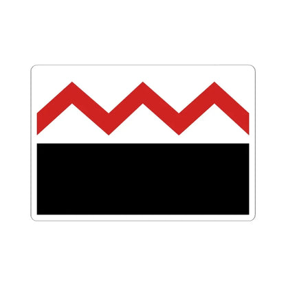 Ruiselede vlag (Belgium) STICKER Vinyl Kiss-Cut Decal 3 Inch White - The Sticker Space