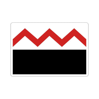 Ruiselede vlag (Belgium) STICKER Vinyl Kiss-Cut Decal 6 Inch White - The Sticker Space