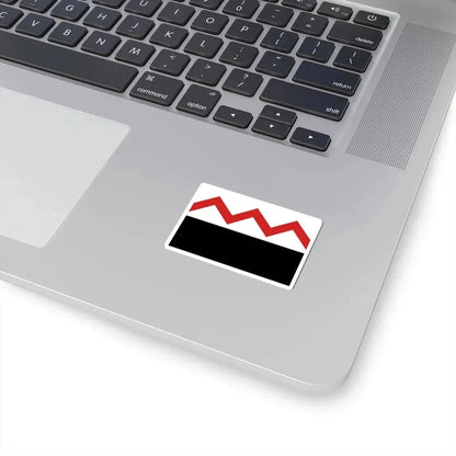 Ruiselede vlag (Belgium) STICKER Vinyl Kiss-Cut Decal - The Sticker Space