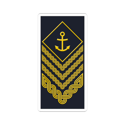 Rukav zimske odore časničkog namjesnika HRM (Croatia) (Military Rank) STICKER Vinyl Kiss-Cut Decal 6 Inch White - The Sticker Space