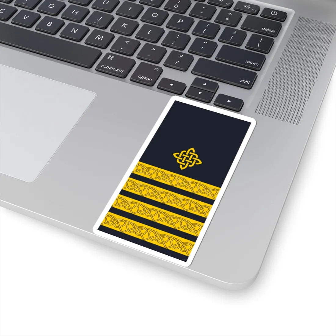 Rukav zimske odore kapetana bojnog broda HRM (Croatia) (Military Rank) STICKER Vinyl Kiss-Cut Decal - The Sticker Space