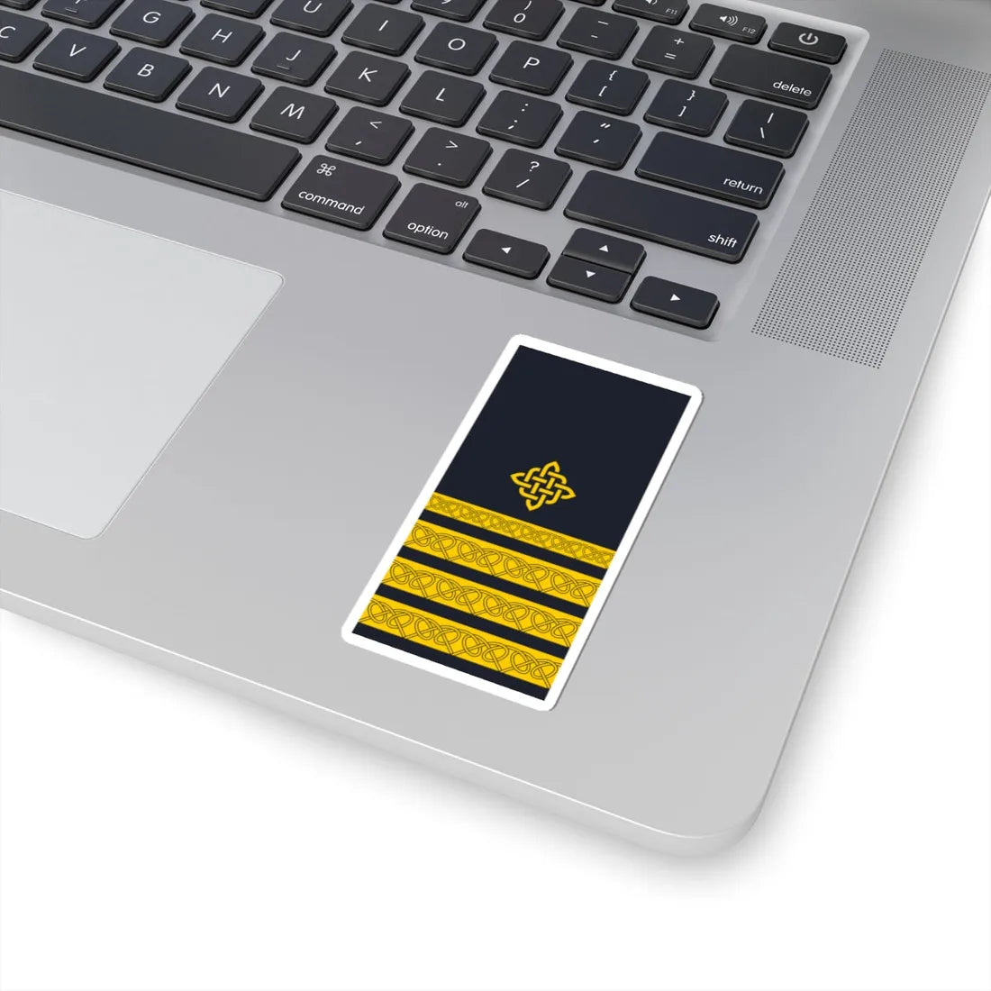 Rukav zimske odore kapetana fregate HRM (Croatia) (Military Rank) STICKER Vinyl Kiss-Cut Decal - The Sticker Space