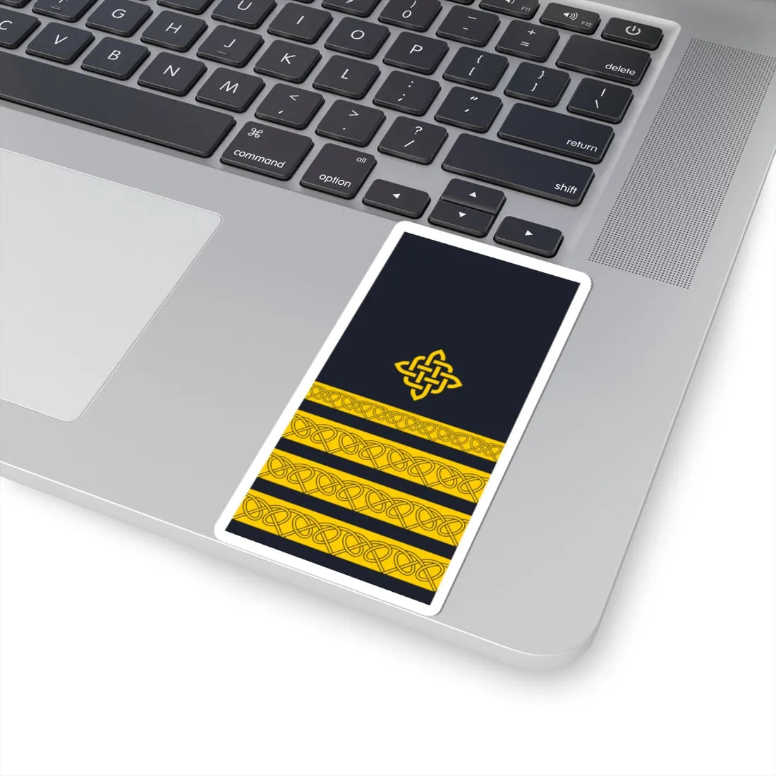 Rukav zimske odore kapetana fregate HRM (Croatia) (Military Rank) STICKER Vinyl Kiss-Cut Decal - The Sticker Space