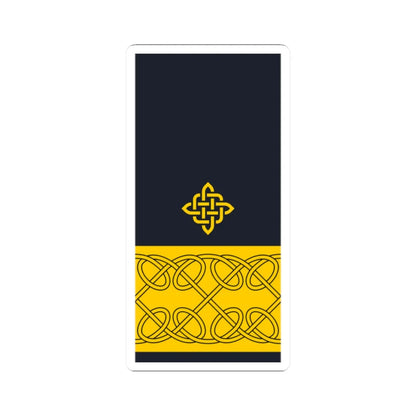 Rukav zimske odore komodora HRM (Croatia) (Military Rank) STICKER Vinyl Kiss-Cut Decal 2 Inch White - The Sticker Space