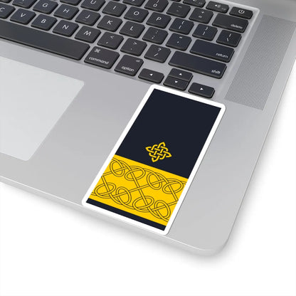 Rukav zimske odore komodora HRM (Croatia) (Military Rank) STICKER Vinyl Kiss-Cut Decal - The Sticker Space