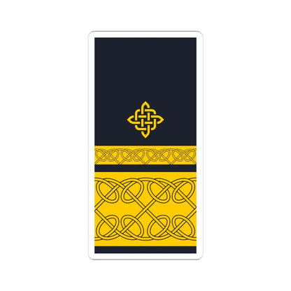 Rukav zimske odore kontraadmirala HRM (Croatia) (Military Rank) STICKER Vinyl Kiss-Cut Decal 6 Inch White - The Sticker Space