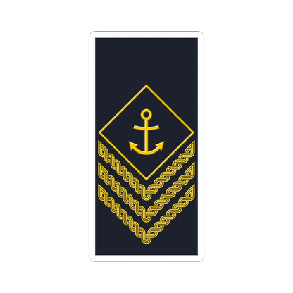 Rukav zimske odore narednika HRM (Croatia) (Military Rank) STICKER Vinyl Kiss-Cut Decal 3 Inch White - The Sticker Space