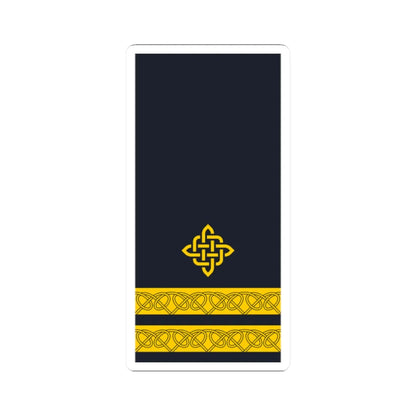 Rukav zimske odore poručnika fregate HRM (Croatia) (Military Rank) STICKER Vinyl Kiss-Cut Decal 2 Inch White - The Sticker Space