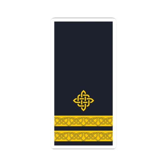 Rukav zimske odore poručnika fregate HRM (Croatia) (Military Rank) STICKER Vinyl Kiss-Cut Decal 2 Inch White - The Sticker Space