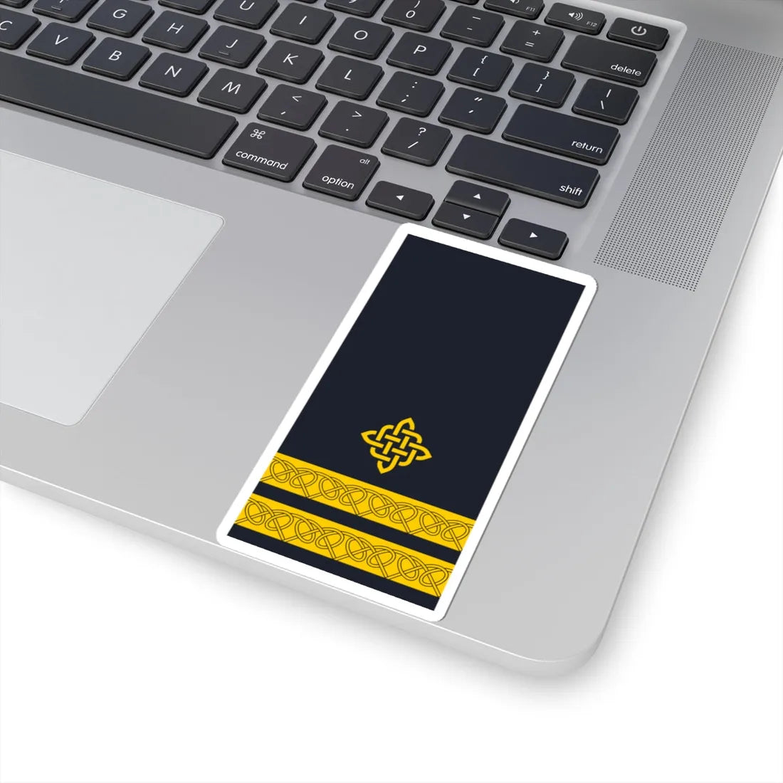 Rukav zimske odore poručnika fregate HRM (Croatia) (Military Rank) STICKER Vinyl Kiss-Cut Decal - The Sticker Space