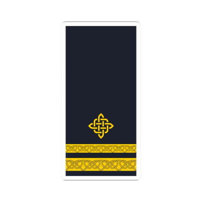 Rukav zimske odore poručnika korvete HRM (Croatia) (Military Rank) STICKER Vinyl Kiss-Cut Decal 2 Inch White - The Sticker Space