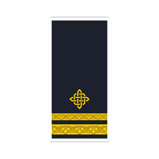 Rukav zimske odore poručnika korvete HRM (Croatia) (Military Rank) STICKER Vinyl Kiss-Cut Decal 2 Inch White - The Sticker Space