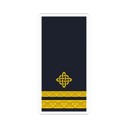 Rukav zimske odore poručnika korvete HRM (Croatia) (Military Rank) STICKER Vinyl Kiss-Cut Decal - The Sticker Space