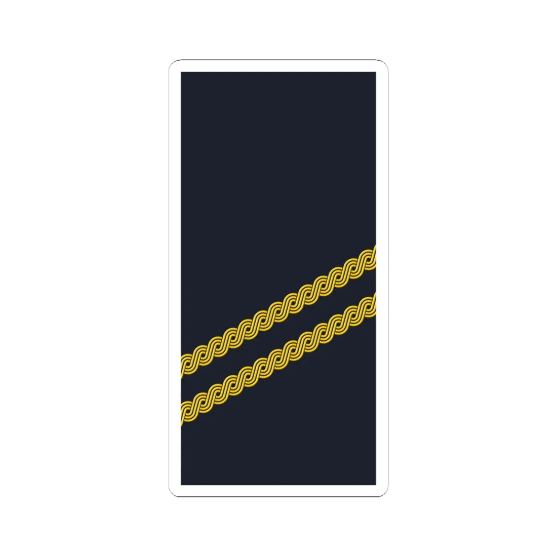 Rukav zimske odore razvodnika HRM (Croatia) (Military Rank) STICKER Vinyl Kiss-Cut Decal 6 Inch White - The Sticker Space