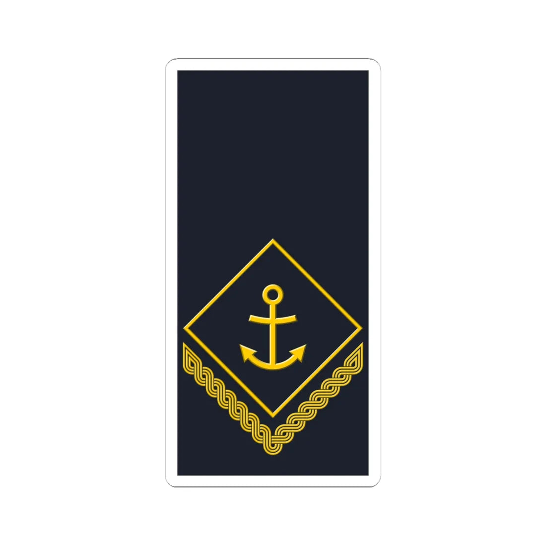 Rukav zimske odore skupnika HRM (Croatia) (Military Rank) STICKER Vinyl Kiss-Cut Decal 6 Inch White - The Sticker Space