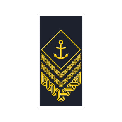 Rukav zimske odore stožernog narednika HRM (Croatia) (Military Rank) STICKER Vinyl Kiss-Cut Decal 3 Inch White - The Sticker Space