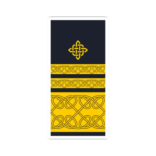 Rukav zimske odore viceadmirala HRM (Croatia) (Military Rank) STICKER Vinyl Kiss-Cut Decal 2 Inch White - The Sticker Space