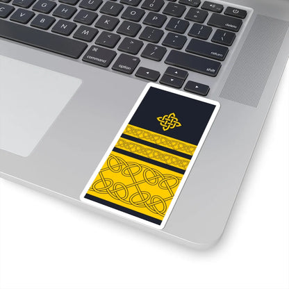 Rukav zimske odore viceadmirala HRM (Croatia) (Military Rank) STICKER Vinyl Kiss-Cut Decal - The Sticker Space