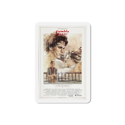 Rumble Fish 1983 Movie Poster Refrigerator Magnet 2 Inch - The Sticker Space