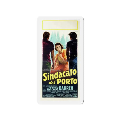 RUMBLE ON THE DOCKS 1956 Movie Poster - Refrigerator Magnet - The Sticker Space