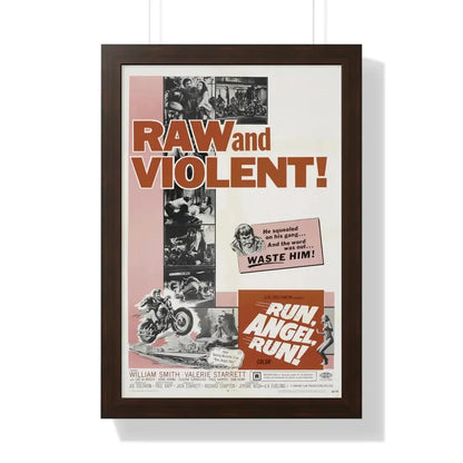 RUN ANGEL RUN 1969 - Framed Movie Poster - The Sticker Space