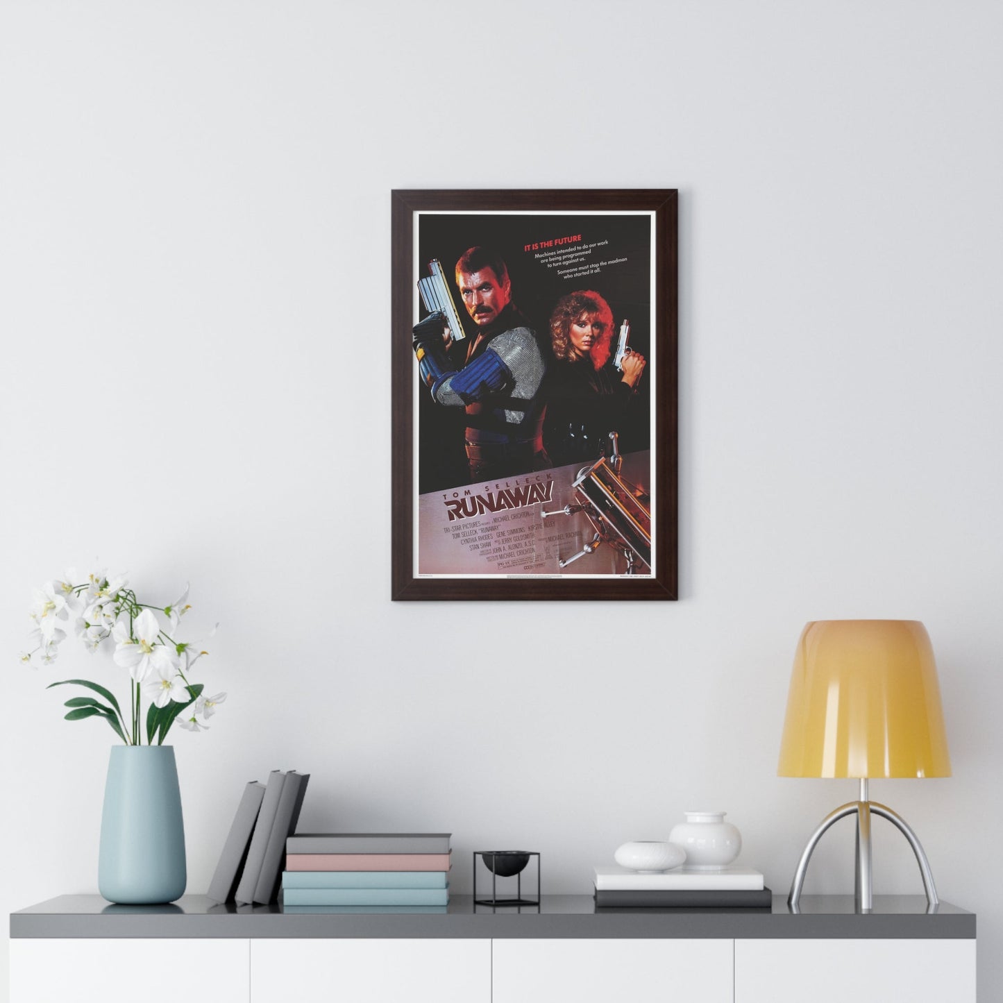 RUNAWAY 1984 - Framed Movie Poster-The Sticker Space