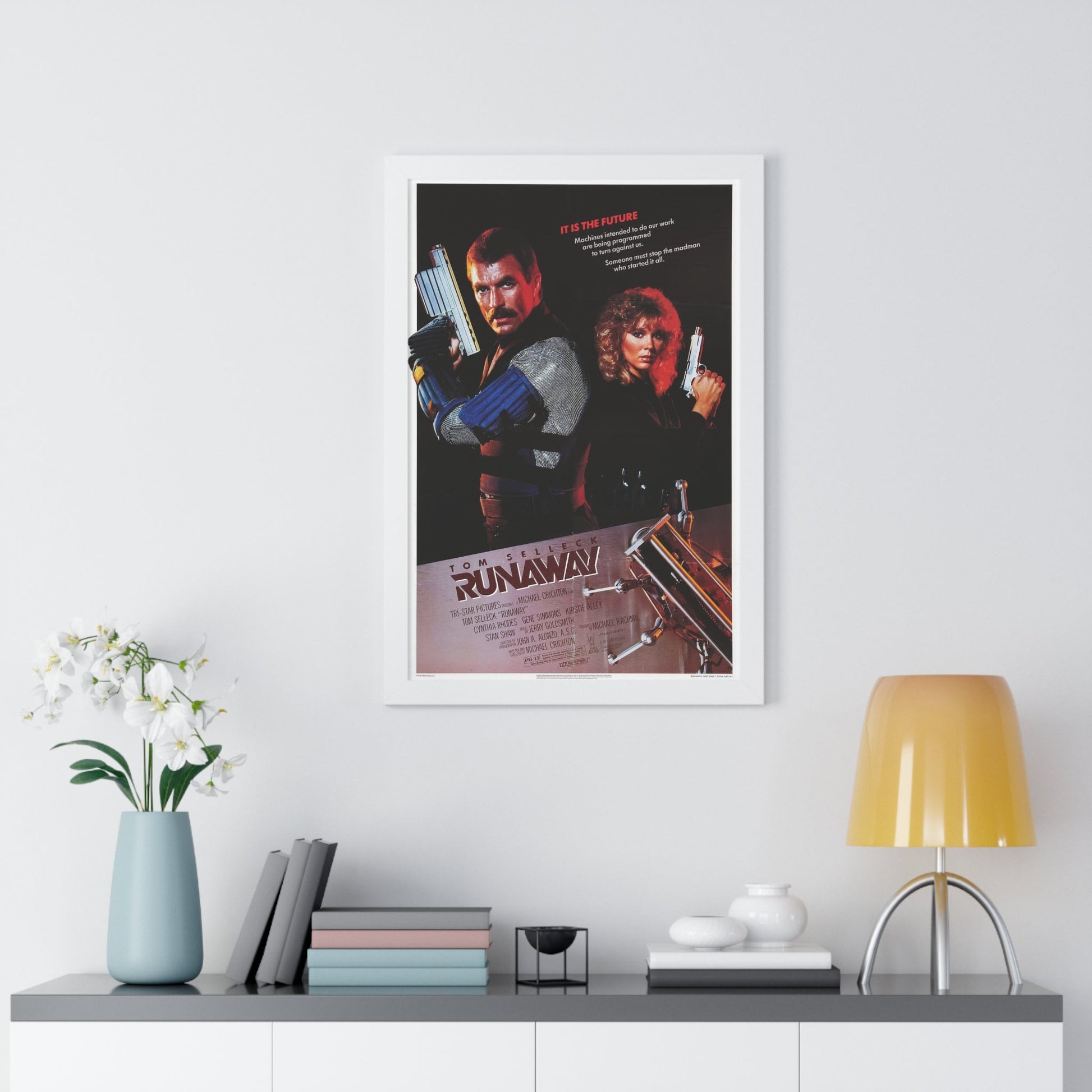 RUNAWAY 1984 - Framed Movie Poster-The Sticker Space