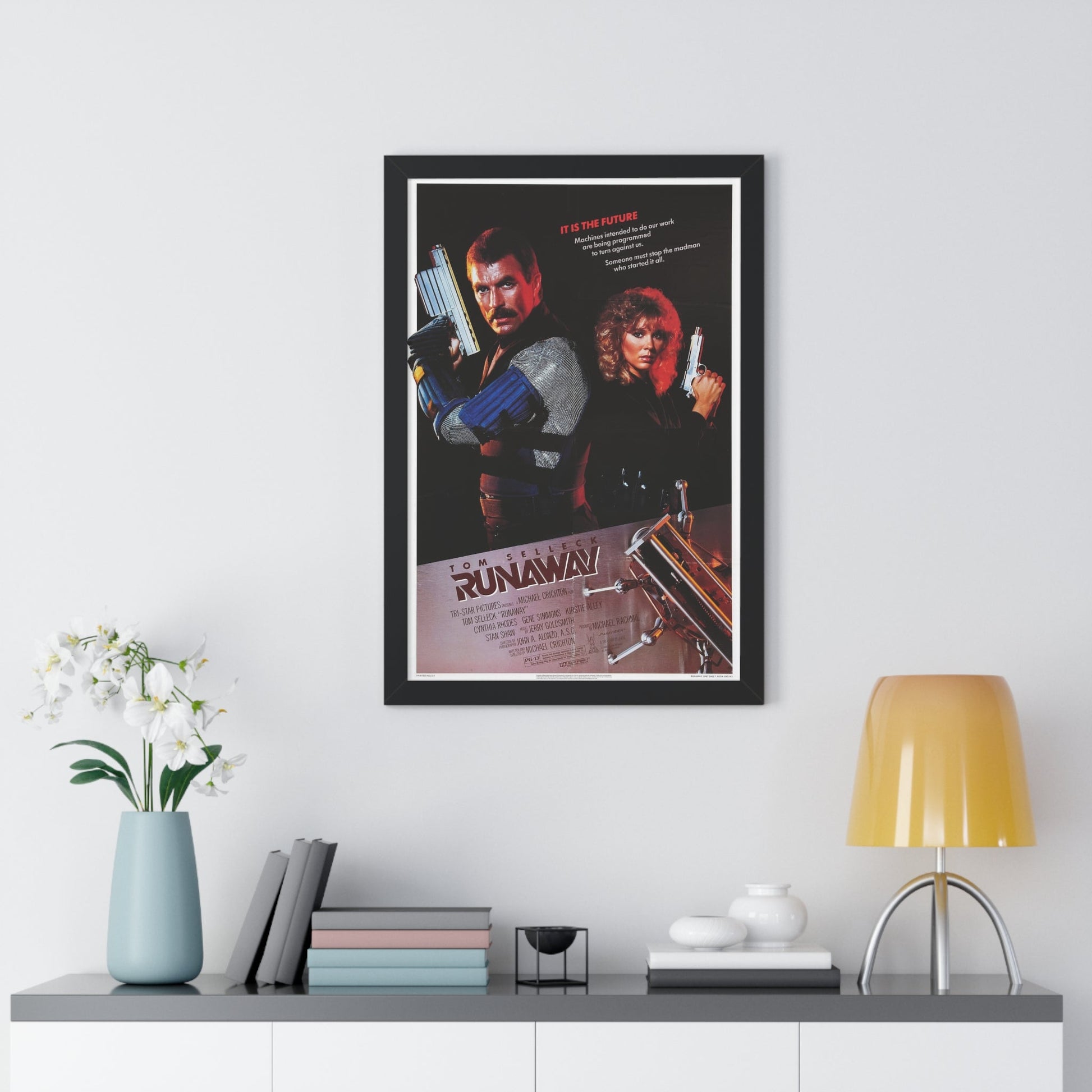 RUNAWAY 1984 - Framed Movie Poster-The Sticker Space