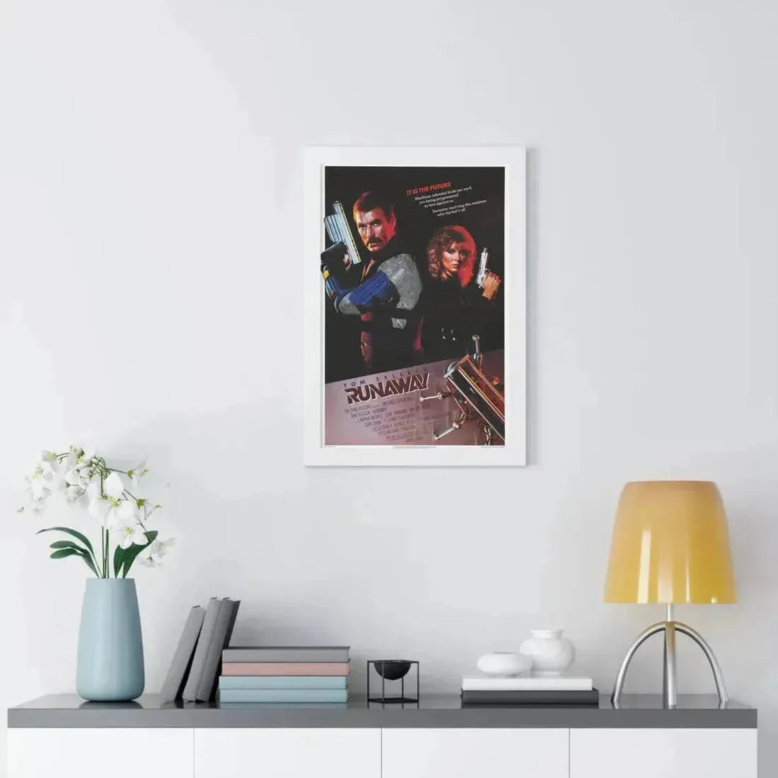 RUNAWAY 1984 - Framed Movie Poster - The Sticker Space