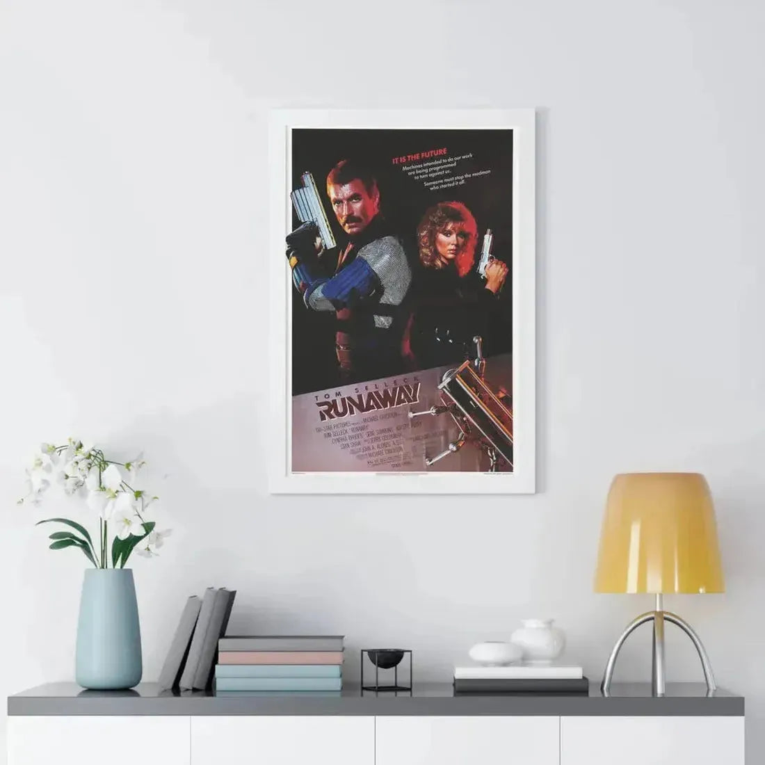 RUNAWAY 1984 - Framed Movie Poster - The Sticker Space