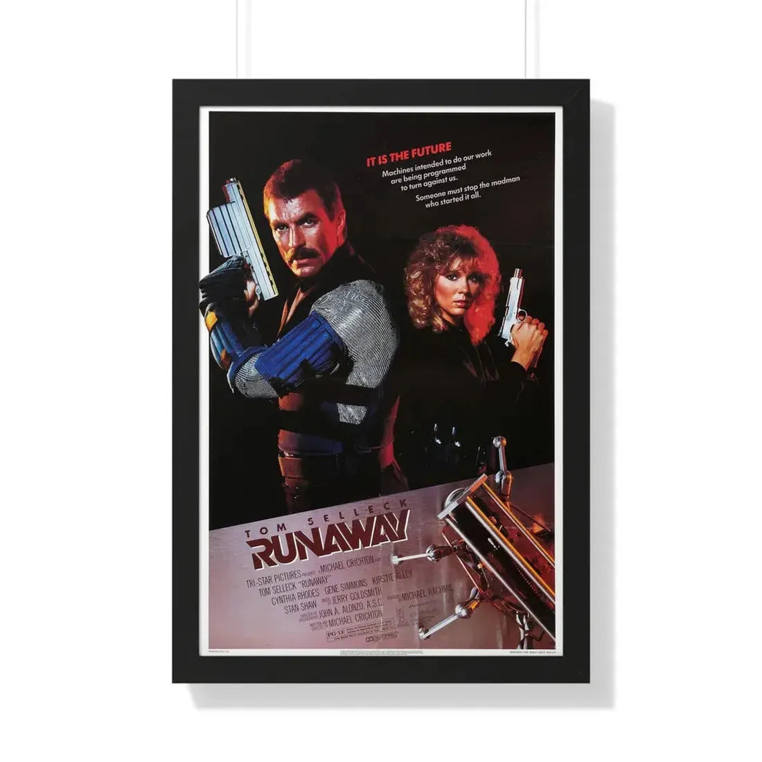 RUNAWAY 1984 - Framed Movie Poster - The Sticker Space