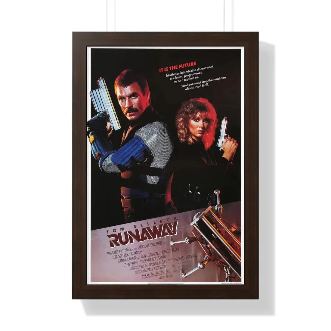 RUNAWAY 1984 - Framed Movie Poster - The Sticker Space