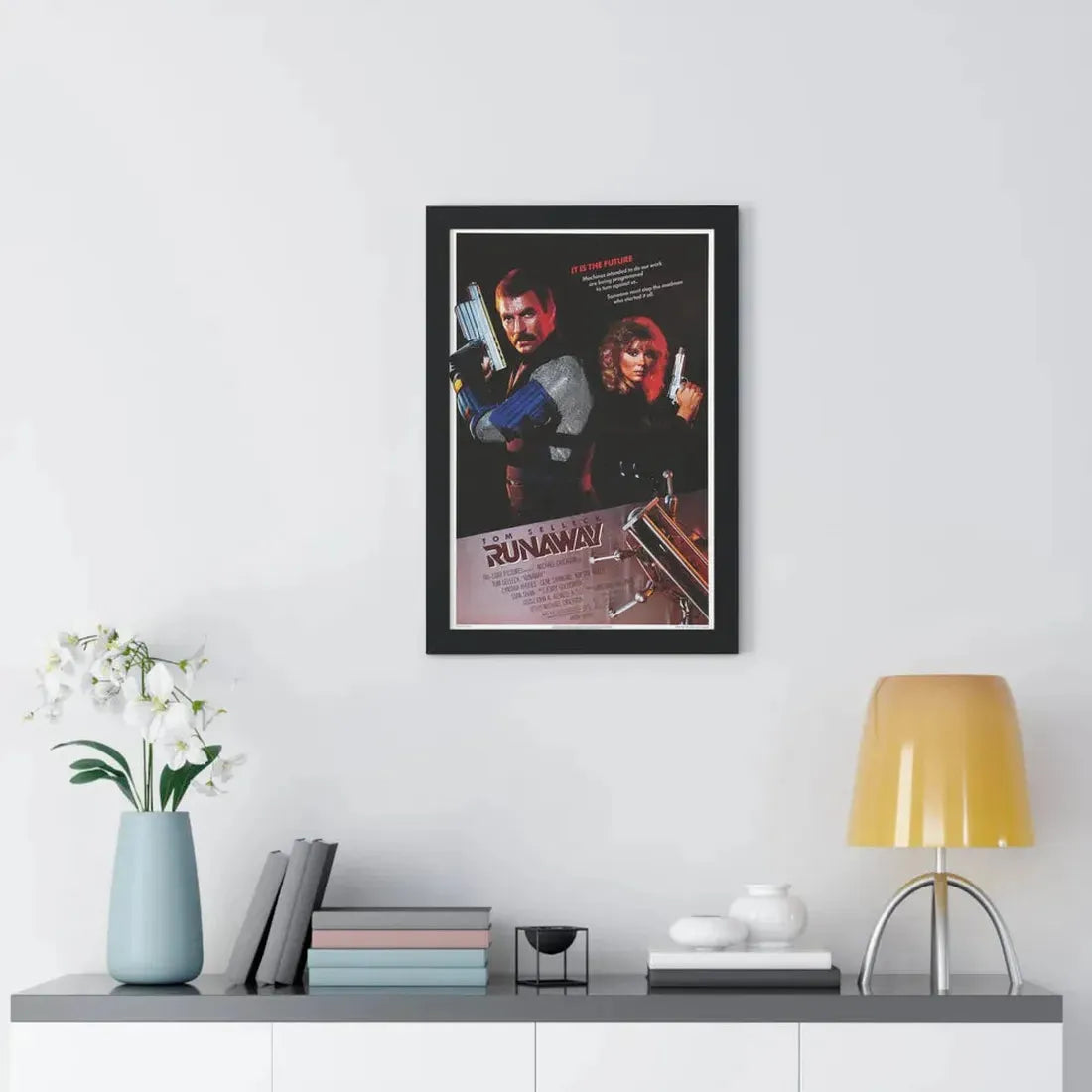 RUNAWAY 1984 - Framed Movie Poster - The Sticker Space