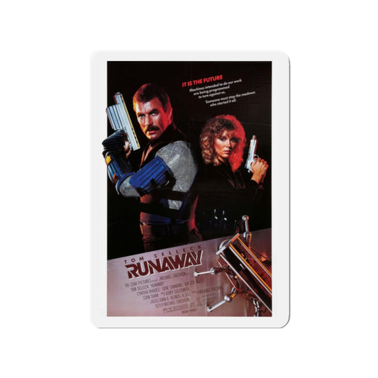 RUNAWAY 1984 Movie Poster - Refrigerator Magnet-2" x 2"-The Sticker Space