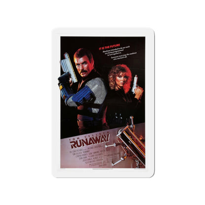 RUNAWAY 1984 Movie Poster - Refrigerator Magnet-3" x 3"-The Sticker Space