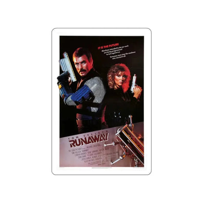 RUNAWAY 1984 Movie Poster STICKER Vinyl Die-Cut Decal - The Sticker Space