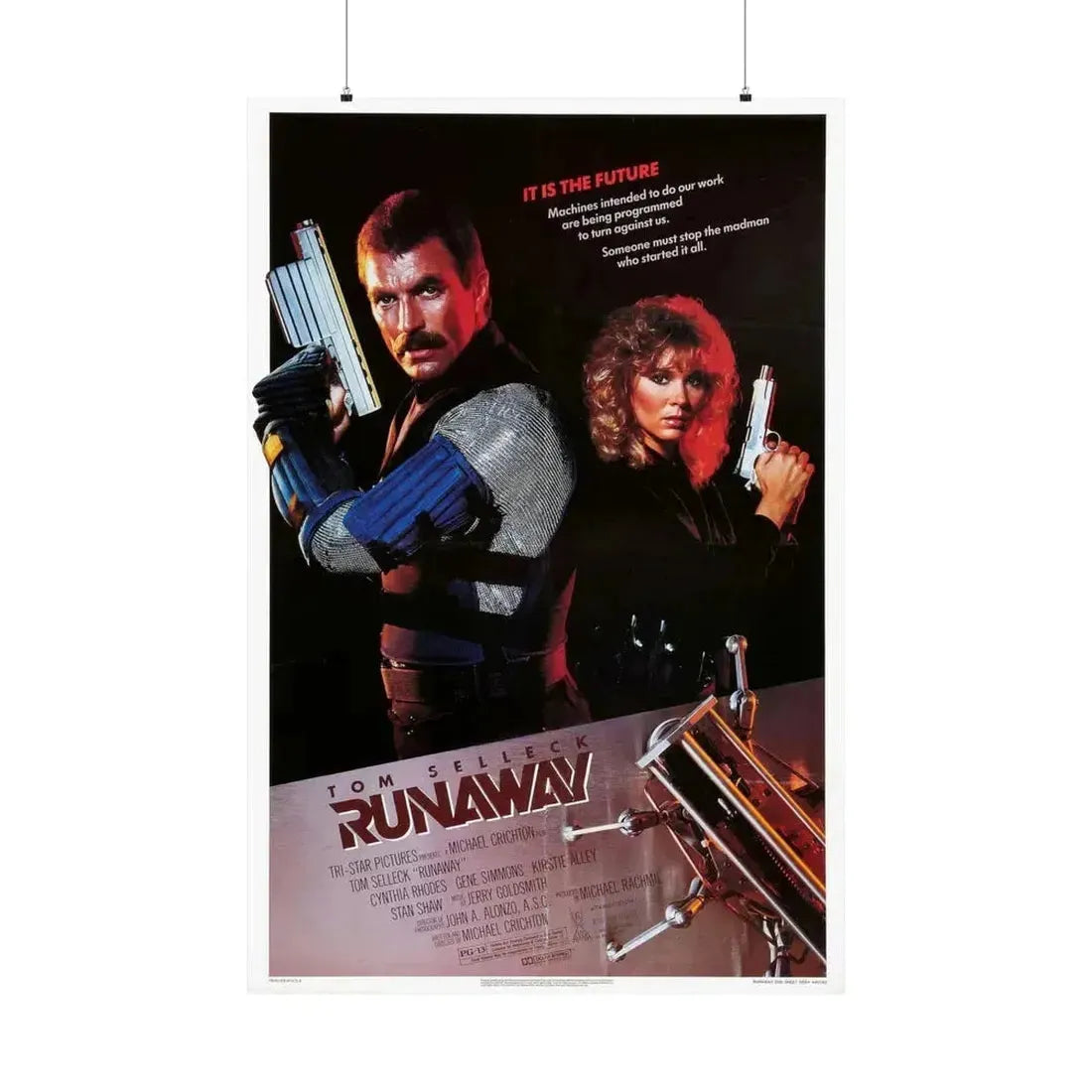 RUNAWAY 1984 - Paper Movie Poster 36" x 54" Matte - The Sticker Space