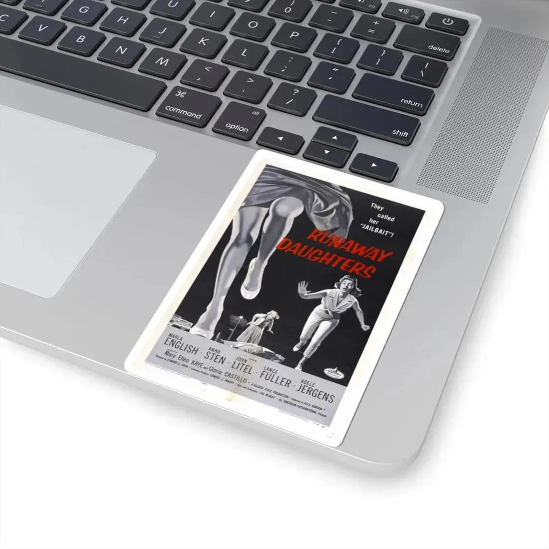RUNAWAY DAUGHTERS 1956 Movie Poster - STICKER Vinyl Kiss-Cut Decal - The Sticker Space