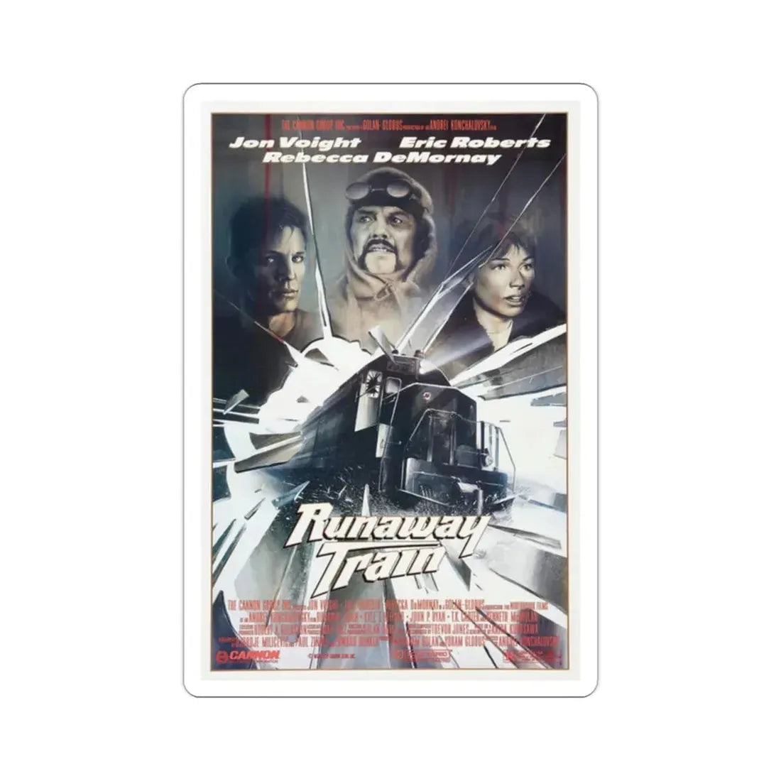 Runaway Train 1986 Movie Poster STICKER Vinyl Die-Cut Decal 2 Inch - The Sticker Space