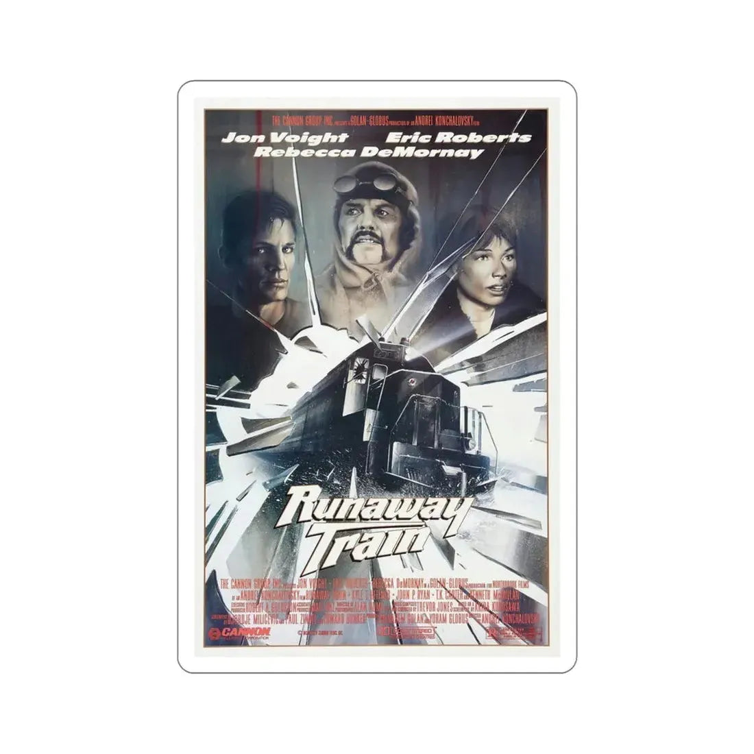 Runaway Train 1986 Movie Poster STICKER Vinyl Die-Cut Decal - The Sticker Space