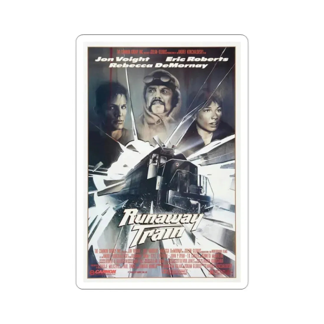 Runaway Train 1986 Movie Poster STICKER Vinyl Die-Cut Decal - The Sticker Space