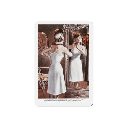 Runaway Wife (1), Redbook, March 1948 (Magazine Illustration) Refrigerator Magnet - The Sticker Space