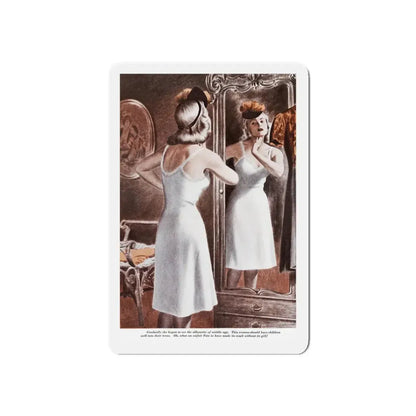 Runaway Wife (1), Redbook, March 1948 (Magazine Illustration) Refrigerator Magnet - The Sticker Space