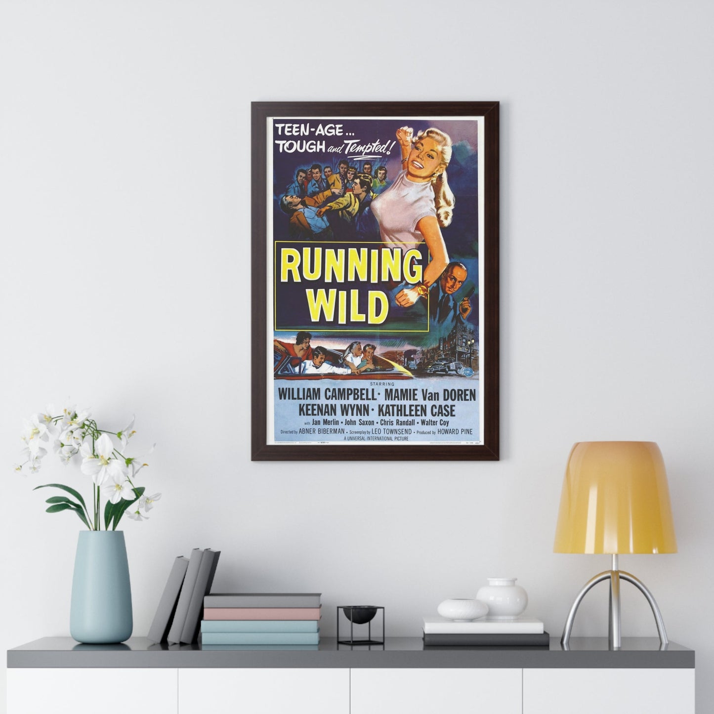 RUNNING WILD 1955 - Framed Movie Poster-The Sticker Space