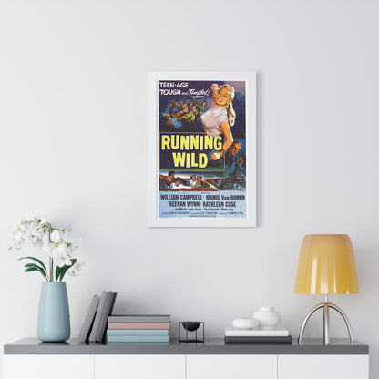 RUNNING WILD 1955 - Framed Movie Poster-The Sticker Space